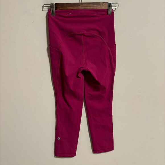 Lululemon Swift Speed High-Rise Crop 21" Magenta Purple- Size 2 - Picture 1 of 7